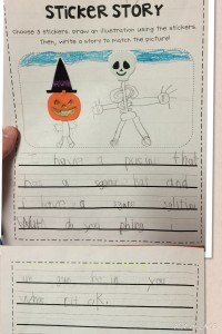 Halloween Sticker Story by Brian