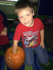 carving pumpkin Dylan W