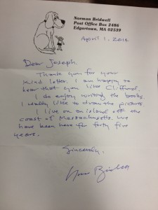 norman bridwell letter